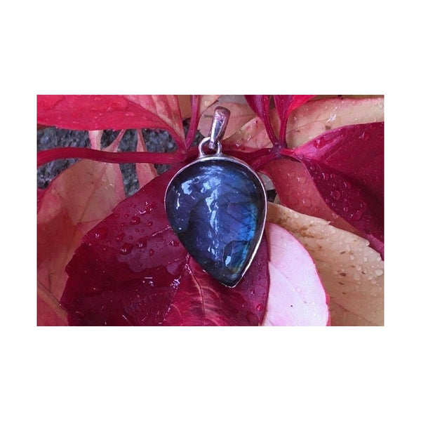 Pendentif Labradorite naturelle - Montres & Bijoux