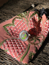 bague argent avec opale éthiopienne