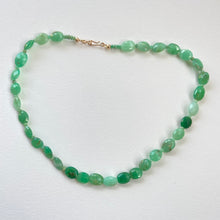 Ras de cou vert  lumineux en Chrysoprase
