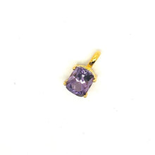 Pendentif Améthyste à Facettes – Pierre Naturelle Serti Main | Princesses d'Argent