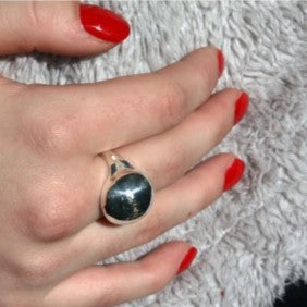 bague argent: boule