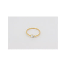 bague argent et diamant