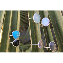 bague argent avec pierre talisman