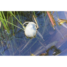 bague argent avec pierre talisman