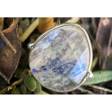 bague argent avec pierre talisman