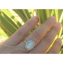 bague argent avec pierre talisman