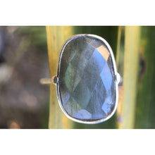 bague argent avec pierre talisman