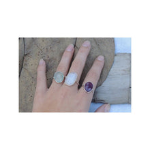 bague argent avec pierre talisman