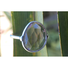 bague argent avec pierre talisman