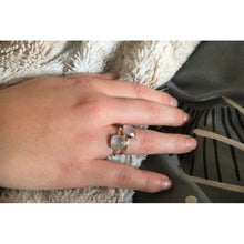 bague argent avec pierres naturelles, un must have