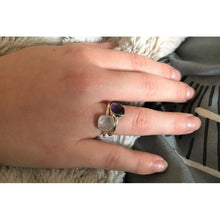 bague argent avec pierres naturelles, un must have