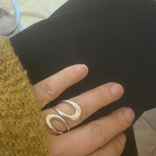 bague argent intemporelle ajustable