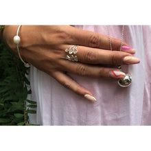 Bola de grossesse avec chaîne , en argent 925em