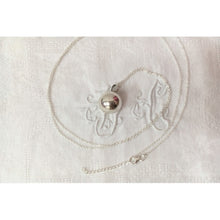 Bola de grossesse avec chaîne , en argent 925em