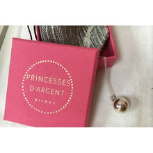 Bola de grossesse avec chaîne , en argent 925em