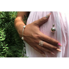 Bola de grossesse avec chaîne , en argent 925em