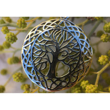 boucles d'oreilles arbre de vie en argent