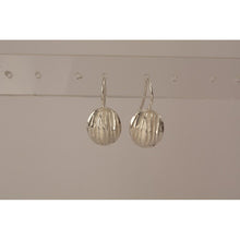 Boucles d'oreilles argent brossé mat