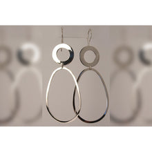 Boucles d'oreilles argent 925e longues