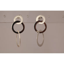 Boucles d'oreilles argent 925e longues