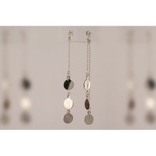 Boucles d'oreilles argent 925e longues