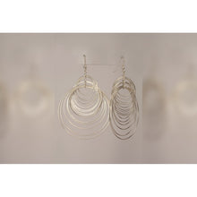 Boucles d'oreilles argent 925e longues