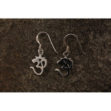 Boucles d'oreilles argent 925e symbole paix