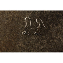 Boucles d'oreilles argent 925e symbole paix