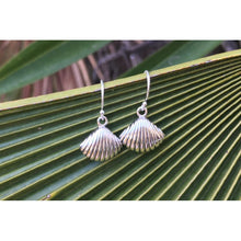 boucles d'oreilles coquille en argent