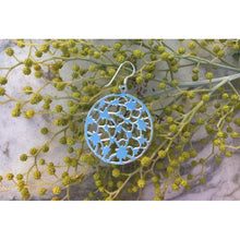 boucles d'oreilles disque ajouré