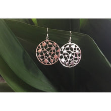 boucles d'oreilles disque ajouré