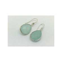 boucles d'oreilles pierres semi-précieuses forme gouttes