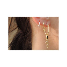 boucles d'oreilles serpent , des créoles originales
