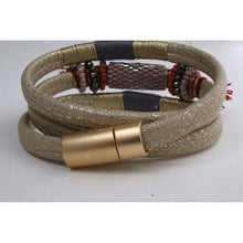 Bracelet manchette triple rang Moon'C