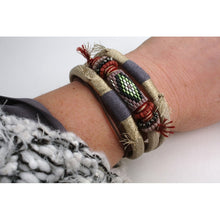 Bracelet manchette triple rang Moon'C