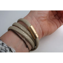 Bracelet manchette triple rang Moon'C