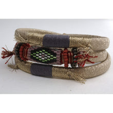 Bracelet manchette triple rang Moon'C