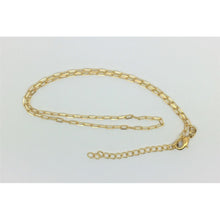 chaîne dorée maille rectangulaire