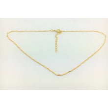 chaîne dorée à l'or fin maille biseautées