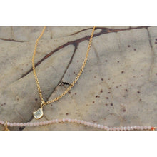 collier argent avec diamant