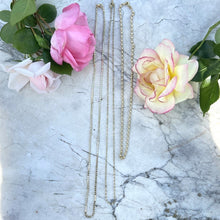 collier chaîne pastilles plates