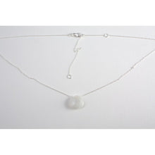 collier ras de cou  argent avec pierre