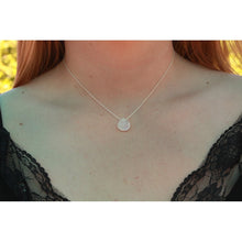 collier ras de cou  argent avec pierre