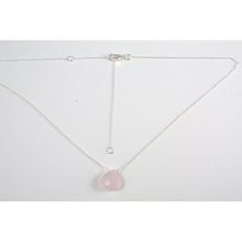 collier ras de cou  argent avec pierre