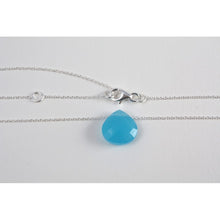 collier ras de cou  argent avec pierre