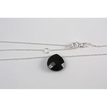 collier ras de cou  argent avec pierre