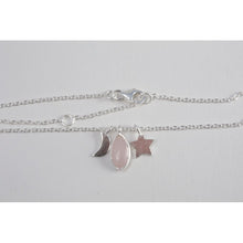 collier ras de cou  argent avec pierre