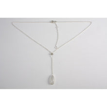 collier ras de cou  argent avec pierre