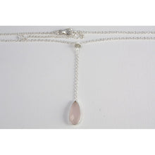 collier ras de cou  argent avec pierre