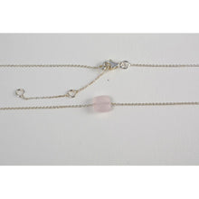 collier ras de cou  argent avec pierre